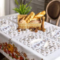 Autumn Floral linen embroidered table holder napkin ring